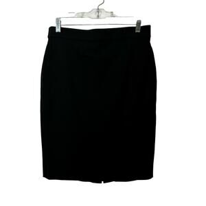 J Crew Skirt Black No‎ 2 Pencil Skirt Size 6 Career Academia Professional Office